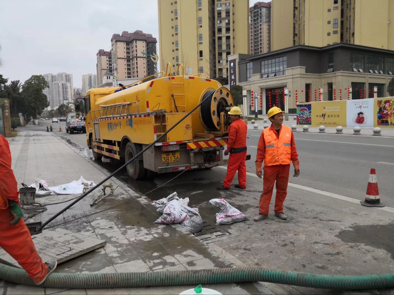 平顶山排污管道清淤-管道清洗